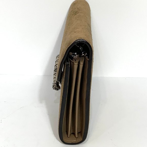 Gucci Brown Suede Dionysus Clutch Wallet On Chain - Picture 6 of 16